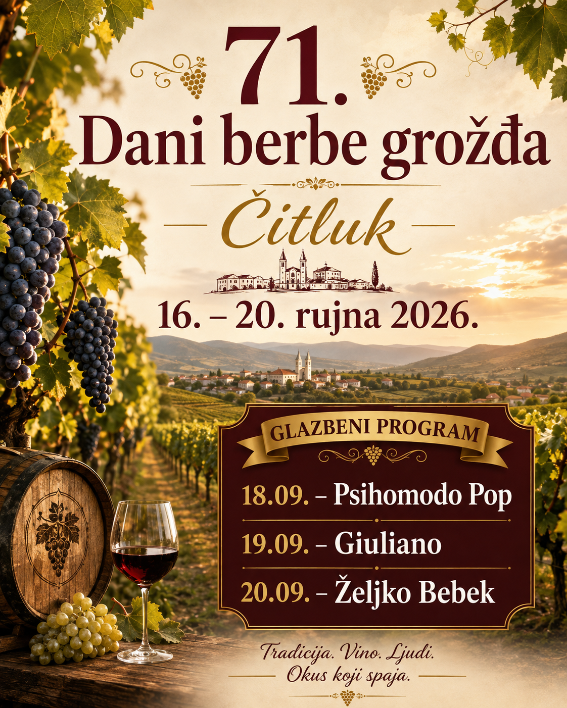 71. Dani berbe grozdja - Čitluk